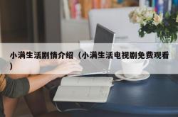 小满生活剧情介绍（小满生活电视剧免费观看）