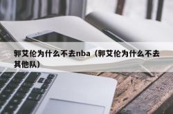 郭艾伦为什么不去nba（郭艾伦为什么不去其他队）