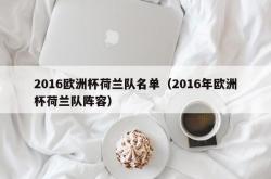 2016欧洲杯荷兰队名单（2016年欧洲杯荷兰队阵容）