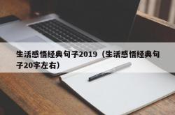 生活感悟经典句子2019（生活感悟经典句子20字左右）