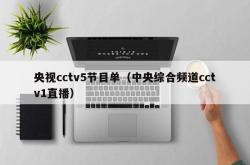 央视cctv5节目单（中央综合频道cctv1直播）